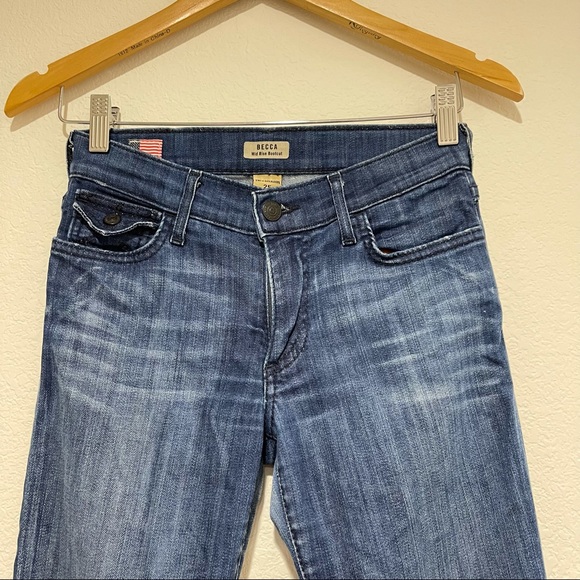 TRUE RELIGION Becca Mid rise Bootcut Jeans Size 25 - Picture 3 of 12